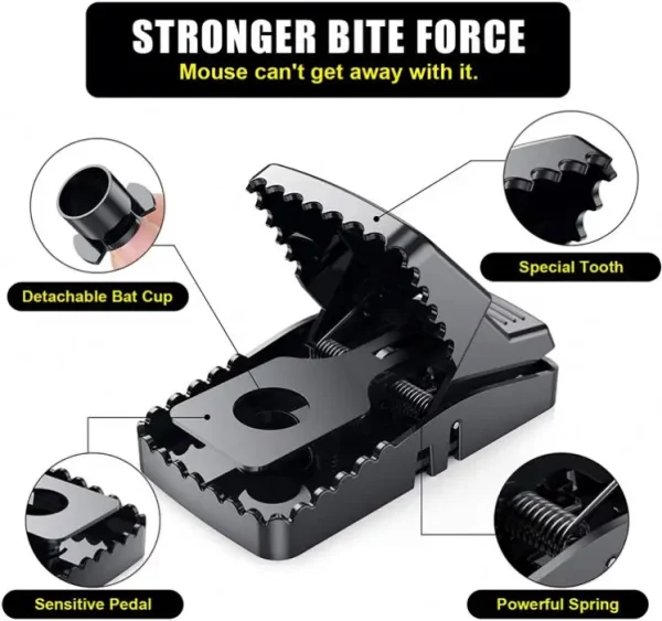 Heavy Duty Plastic Mouse Trap | Reusable Mouse Catcher | Best Quality Mouse Trap – Trap For Mouse